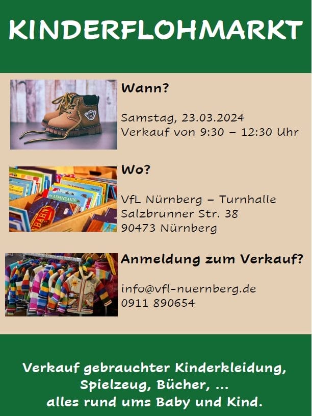 Flohmarkt am 23.03.2024