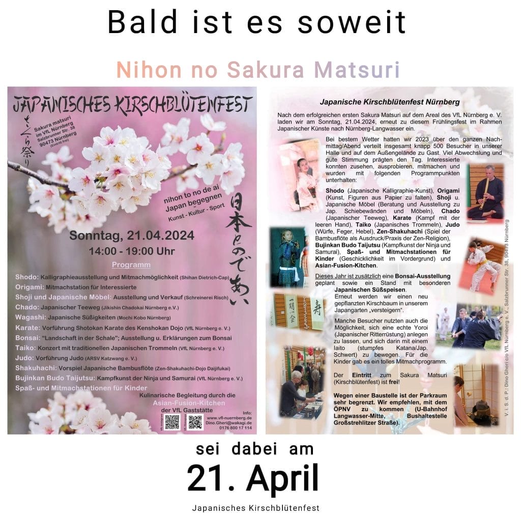 Kirschblütenfest am 21.04.2024