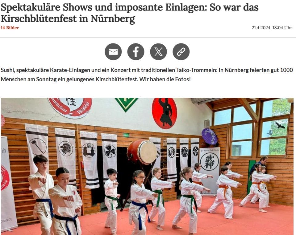 Großer Erfolg unseres Kirschblütenfestes