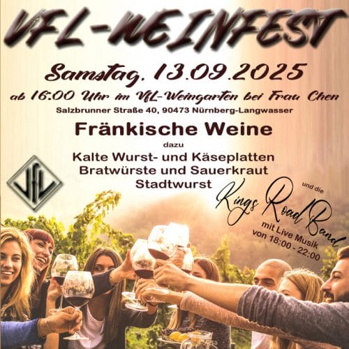 VfL-Weinfest am 13. September 2025
